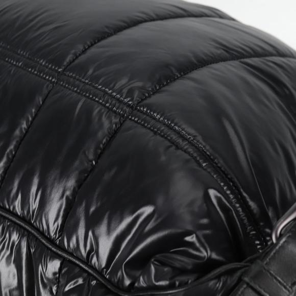 BOTTEGA VENETA INTRECCIATO Backpack Nylon Leather Black Auth 132539V